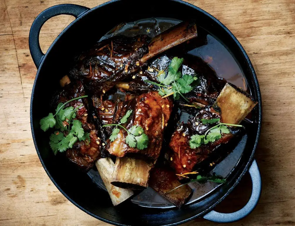 Citrus Marinated Ribs with Chili Flakes