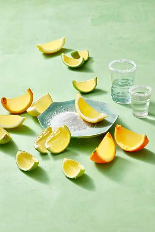 Citrus Splash Jello Shots: Lemon and lime zing.