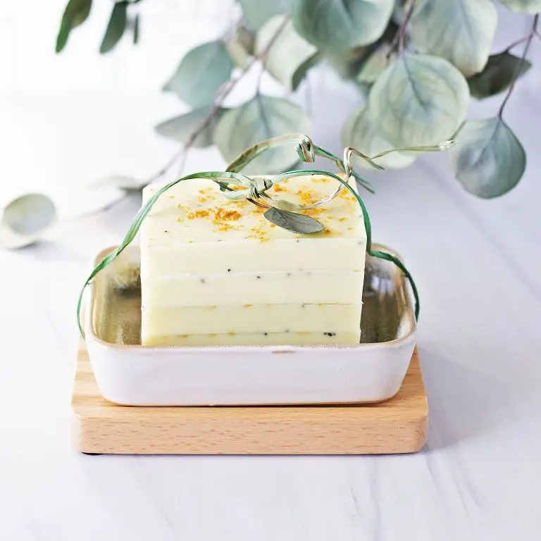 Citrus Zest and Poppy Seed Melt and Pour Soap