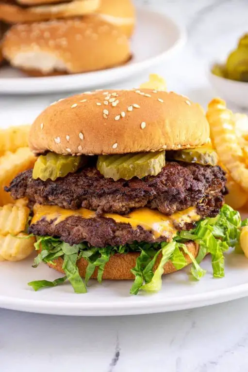 Classic Blackstone Cheeseburgers