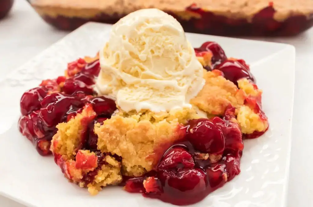 Classic Cherry Dump Cake