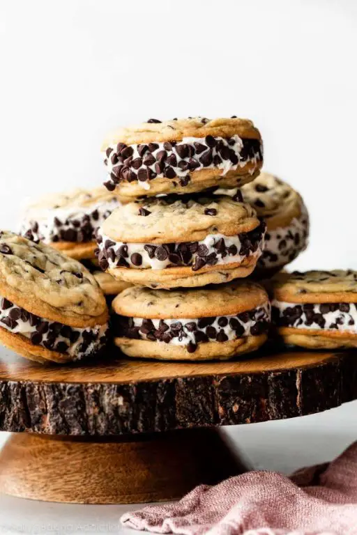 Classic Chocolate Chip Cookie Ice Cream Sandwich