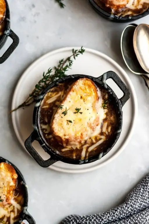 Classic French Onion Soup with Gruyere