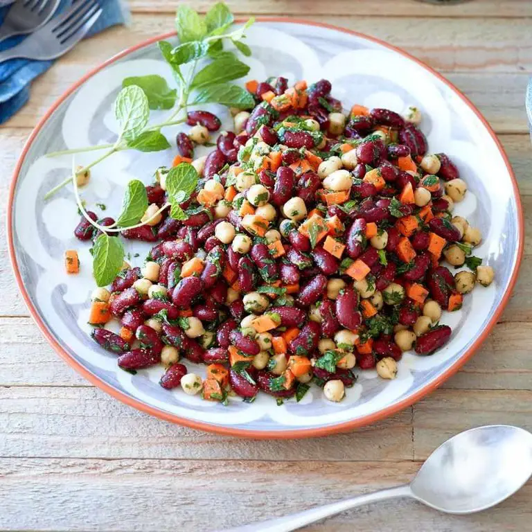 Classic Kidney Bean Salad with Lemon Dressing