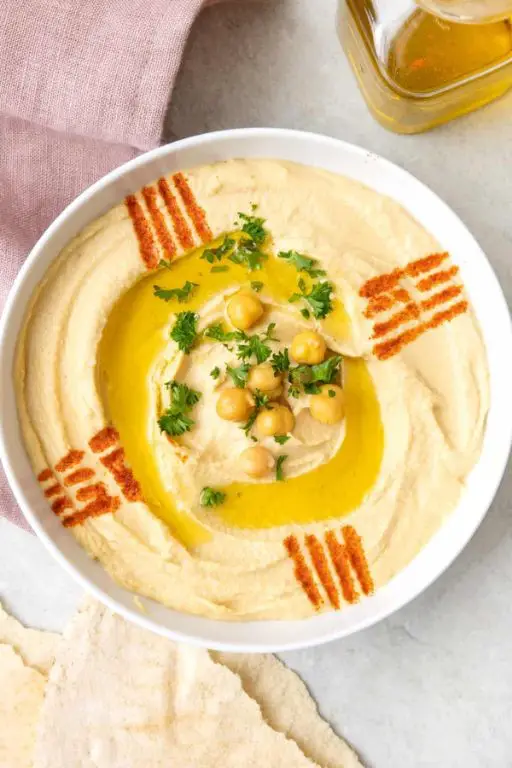 Classic Lebanese Hummus with Tahini