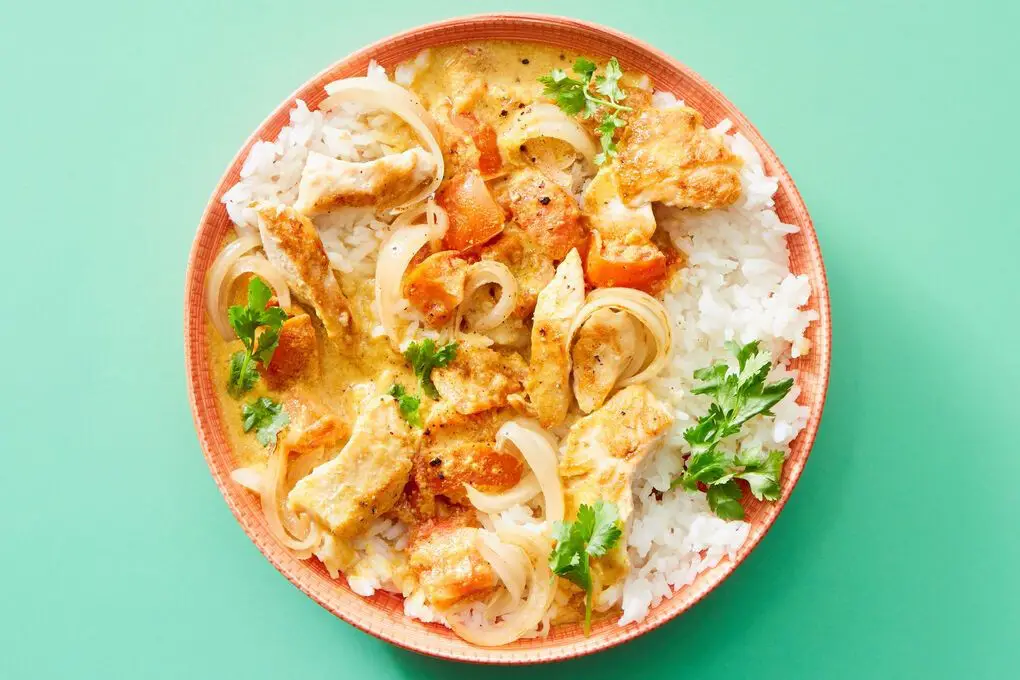 Coconut Curry Chicken with Jasmine Rice