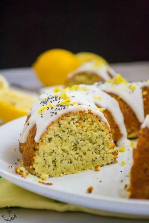 Coconut Flour Lemon Poppy Seed Cake