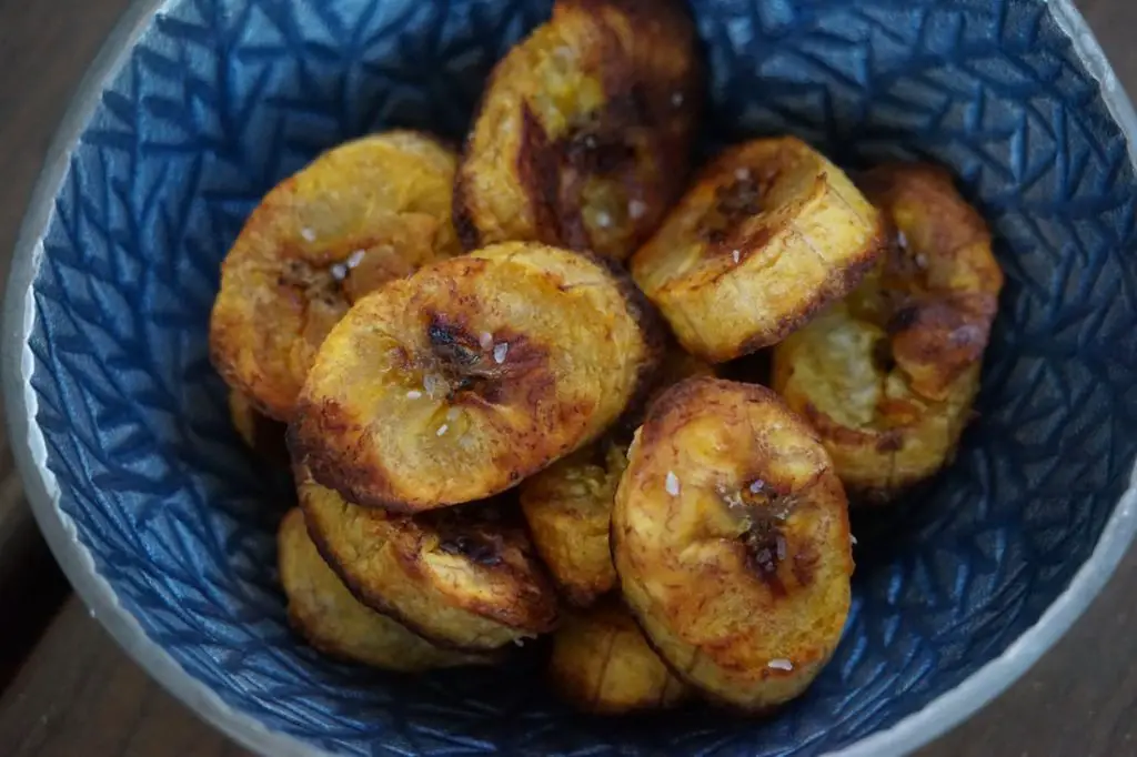Coconut Glazed Baked Plantains