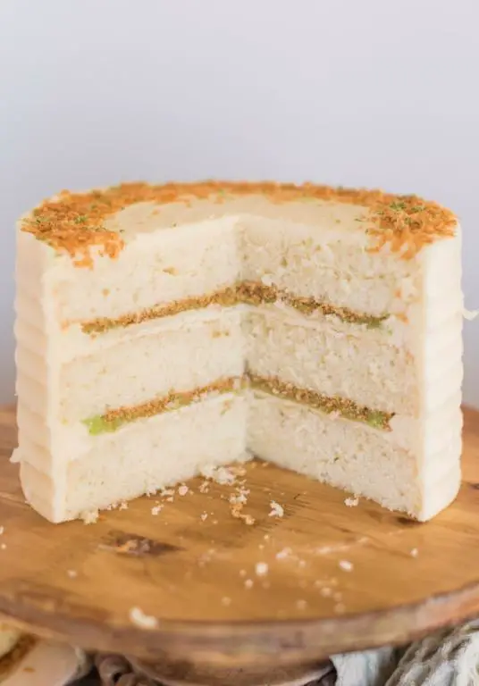 Coconut Lime 6 Inch Cake