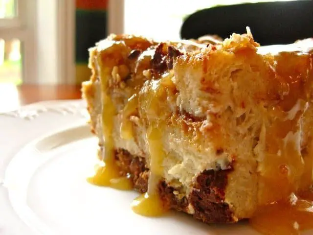 Coconut Milk Banana Bread Pudding