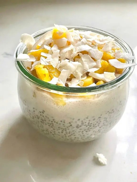 Coconut Milk Chia Pudding with Pineapple