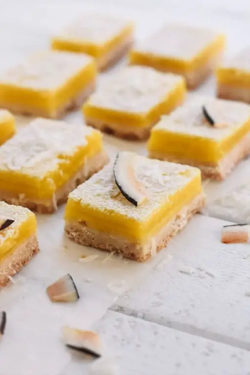 Coconut Milk Lemon Bars