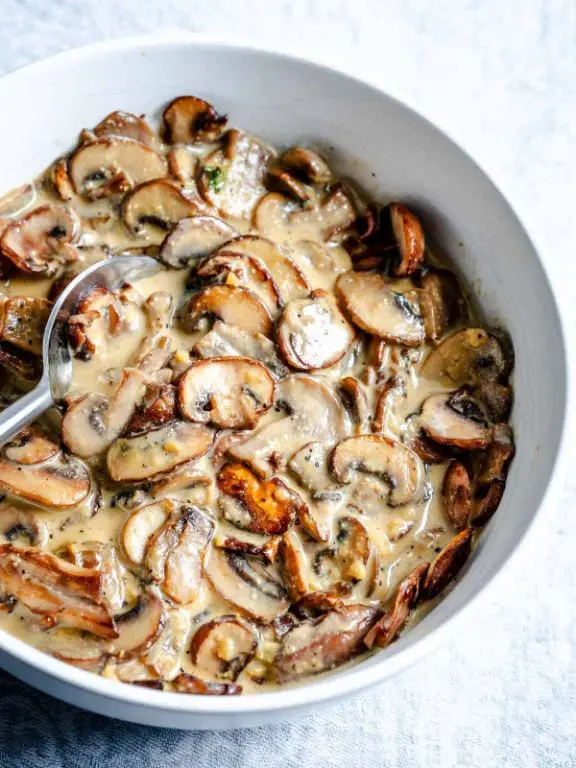 Coconut Milk Mushroom Sauce