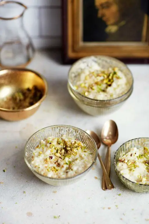 Coconut Milk Rice Pudding with Cardamom