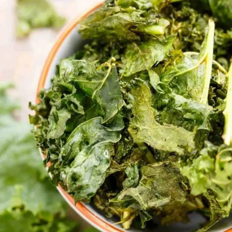 Coconut Oil Crispy Kale with Chili Flakes