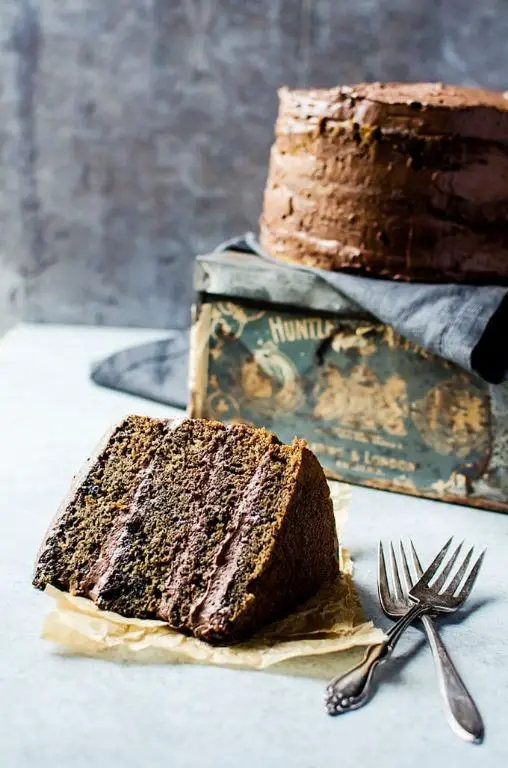Coffee Flavored Preachers Cake with Mocha Frosting