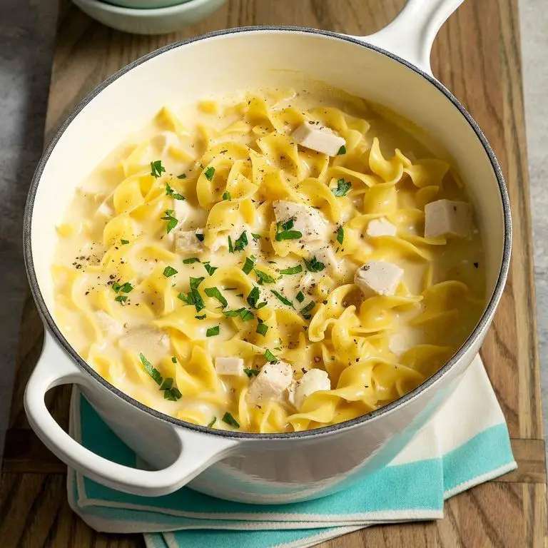 Comforting Chicken Noodle Soup with homemade broth