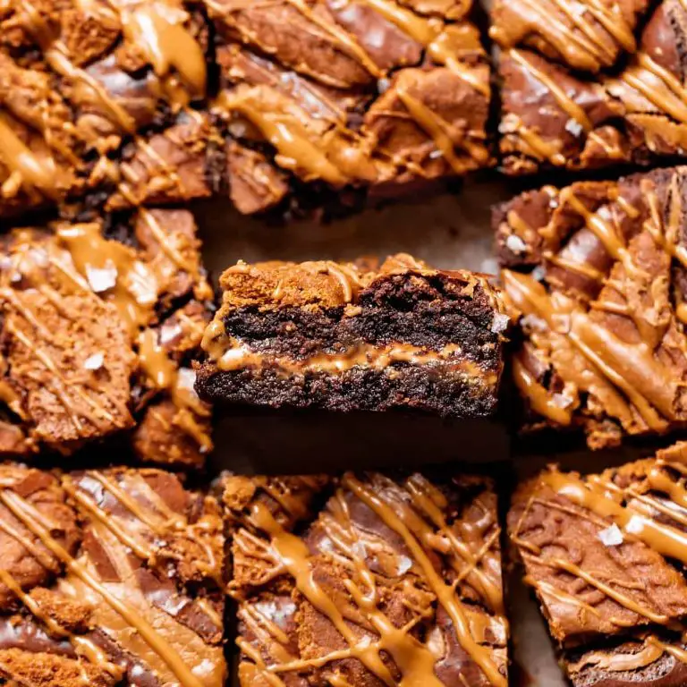 Cookie Butter Brownies with Sea Salt