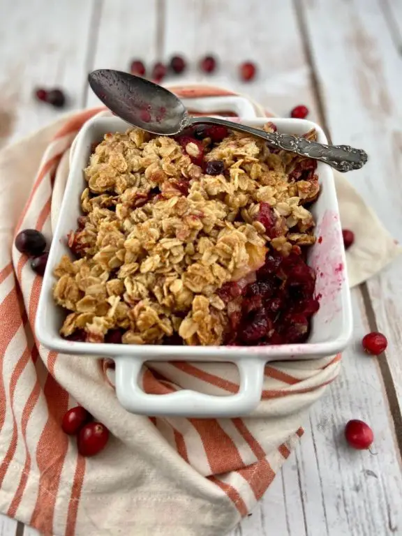 Cranberry Orange Oatmeal Crisp
