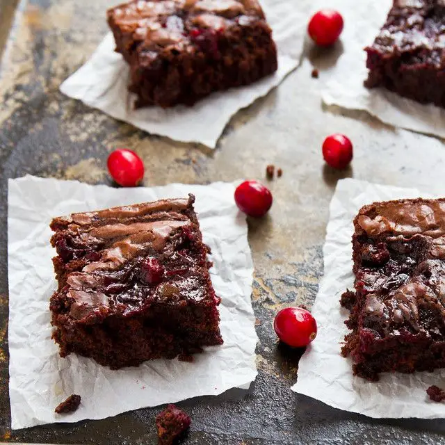 Cranberry Sauce Brownies