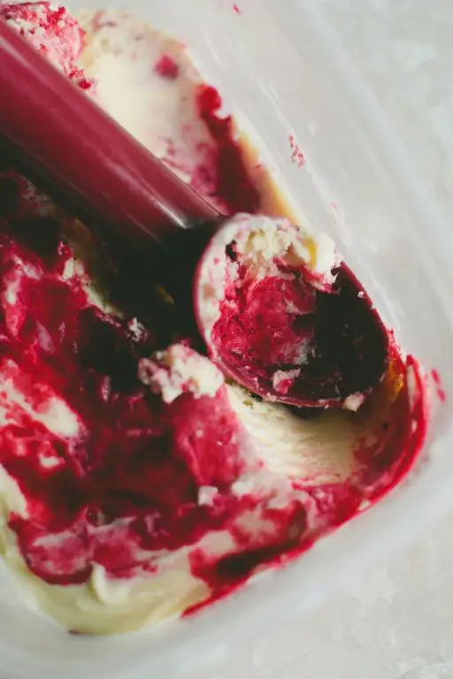 Cranberry Sauce Ice Cream Topping