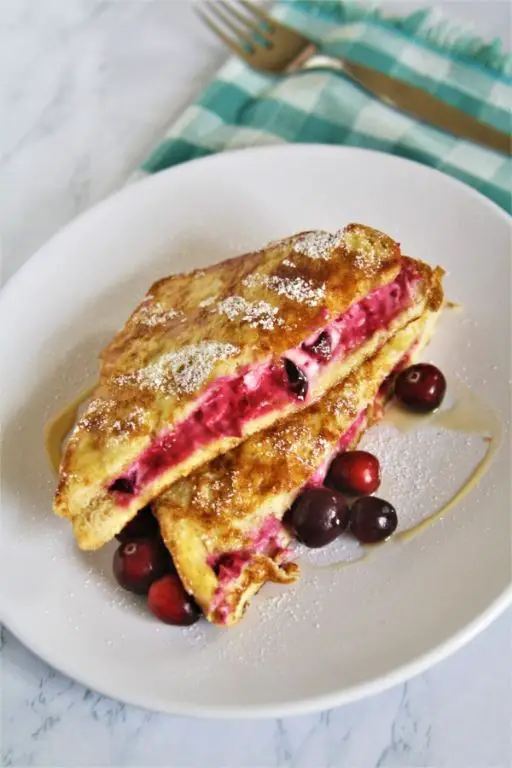 Cranberry Stuffed French Toast