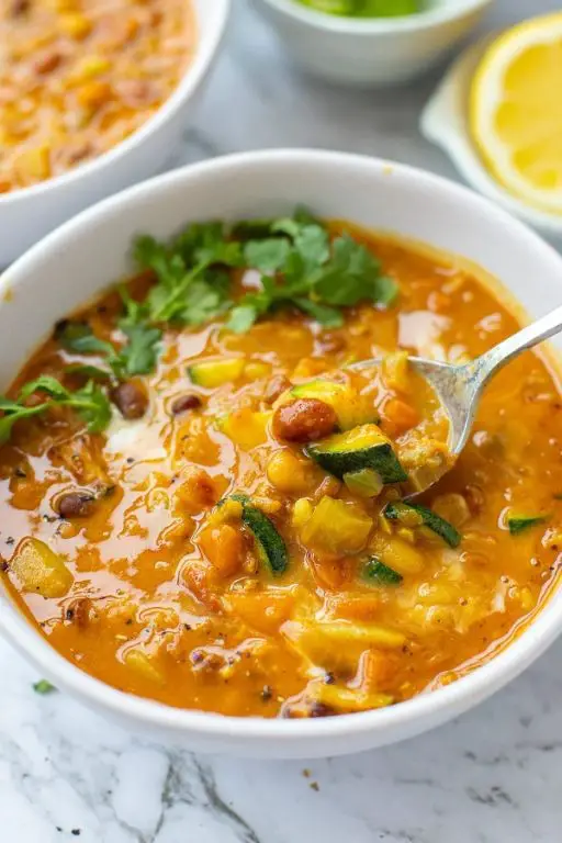 Creamy 15 Bean Soup with Coconut Milk