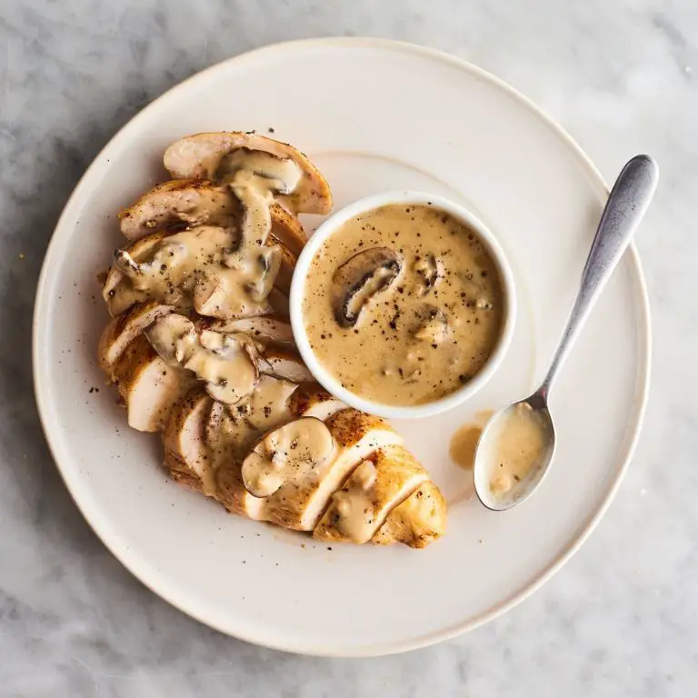 Creamy Garlic Mushroom Sauce