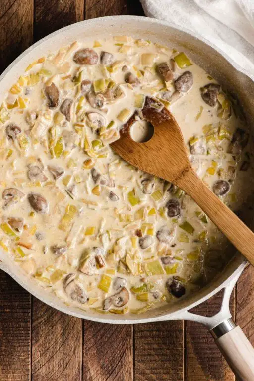 Creamy Mushroom and Leek Sauce