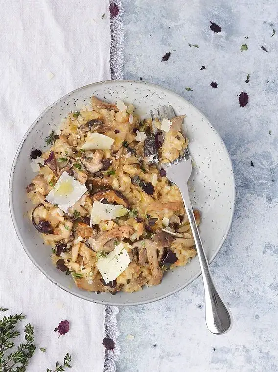 Creamy Mushroom and Thyme Risotto
