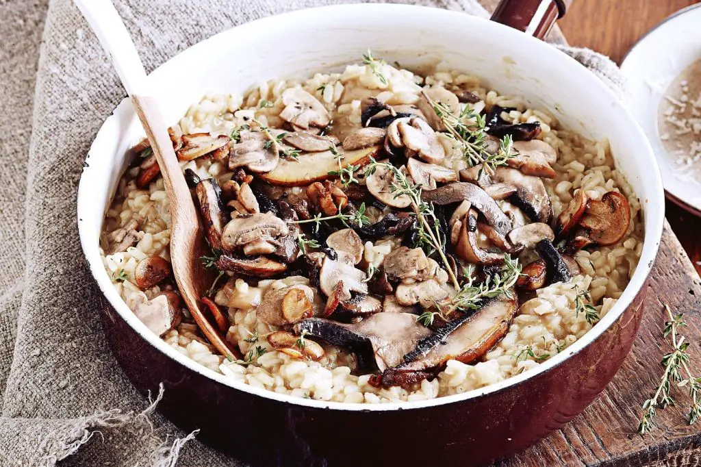 Creamy Mushroom and Thyme Risotto