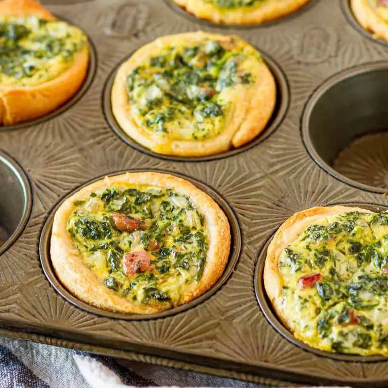 Crescent Roll Breakfast Quiche with Veggies