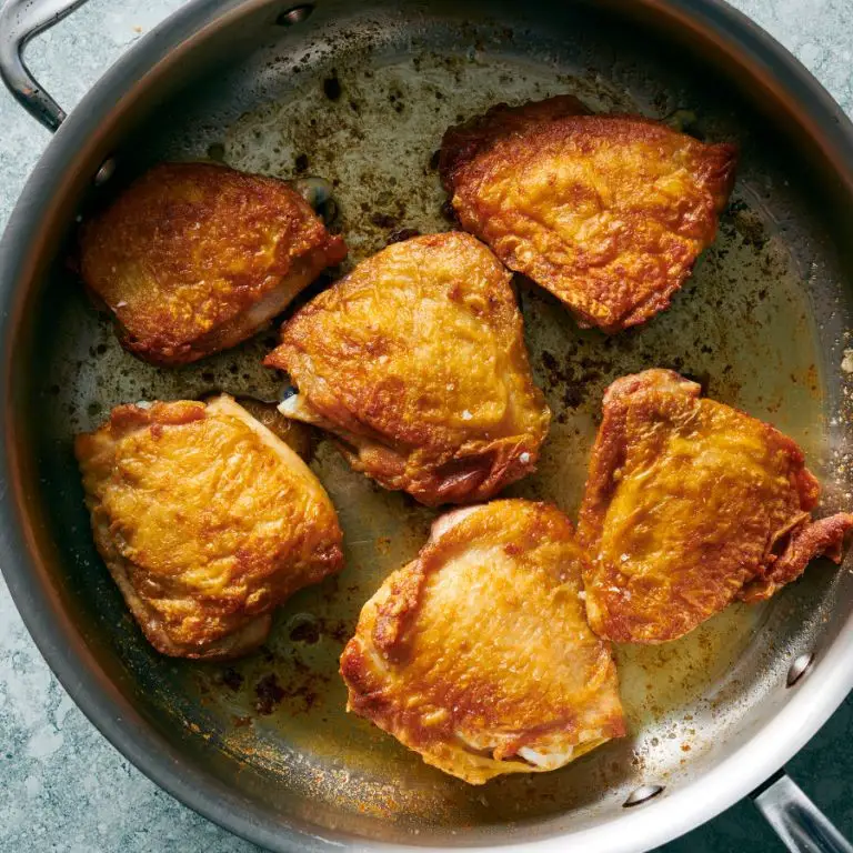 Crispy Pan-Fried Chicken Thighs