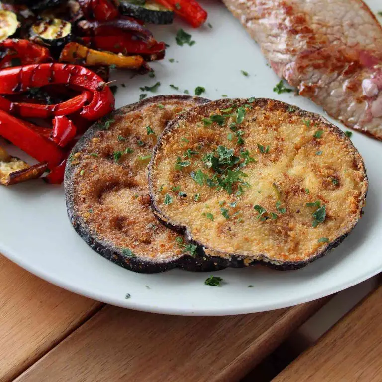 Crispy Pan-Fried Eggplant Parmesan
