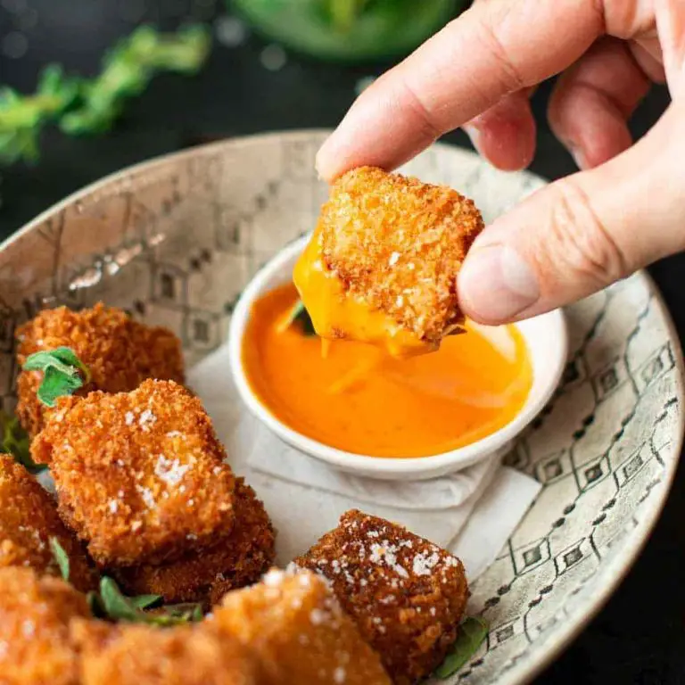 Crispy Tofu Bites with Spicy Mayo