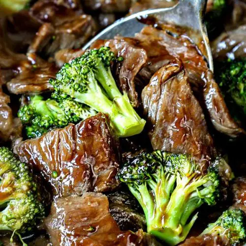 Crock Pot Beef Tips and Broccoli