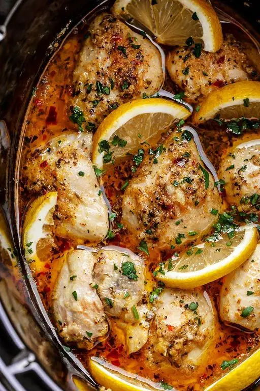 Crock Pot Garlic Butter Chicken
