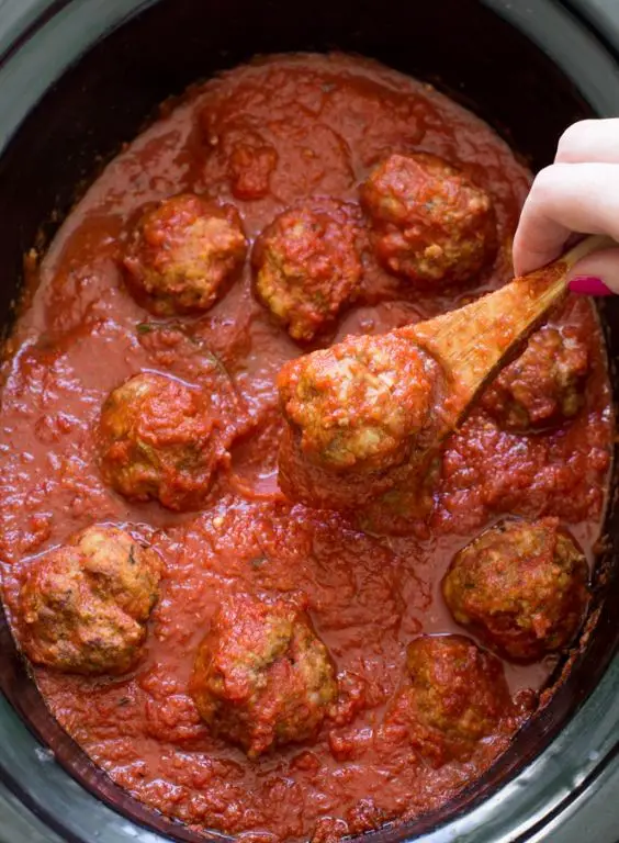 Crock Pot Italian Meatballs