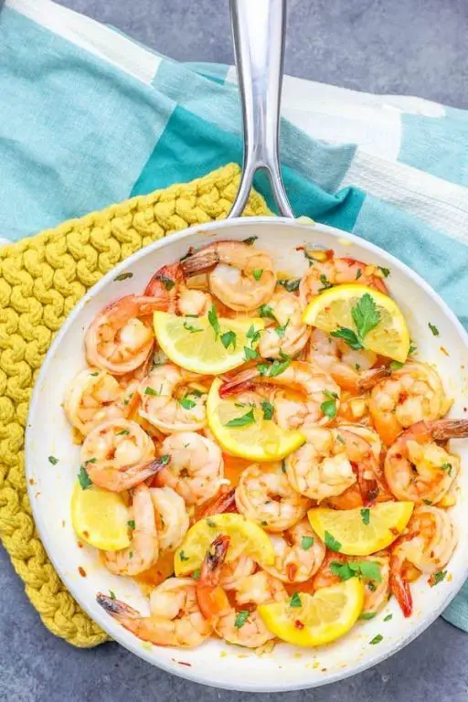 Crock Pot Lemon Garlic Shrimp