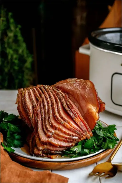 Crock Pot Maple Glazed Ham