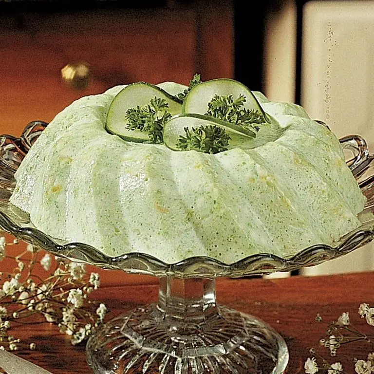 Cucumber and Lime Jello Salad