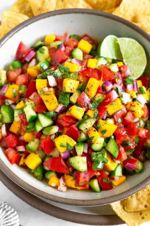 Cucumber and Mango Salsa