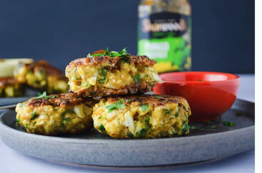 Curried Cauliflower and Chickpea Croquettes