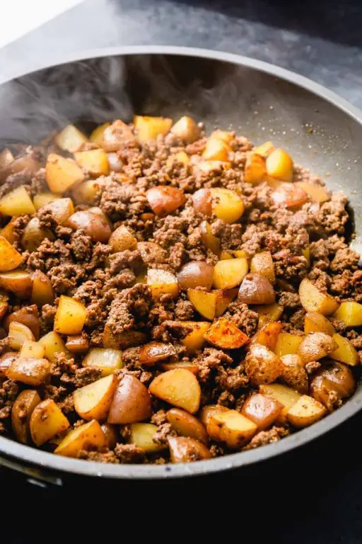 Easy Beef and Potato Hash