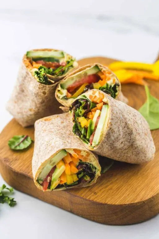 Easy Hummus Wrap