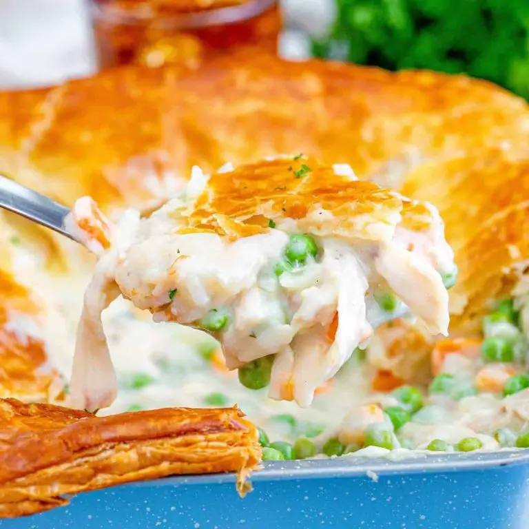 Easy Puff Pastry Chicken Pot Pie