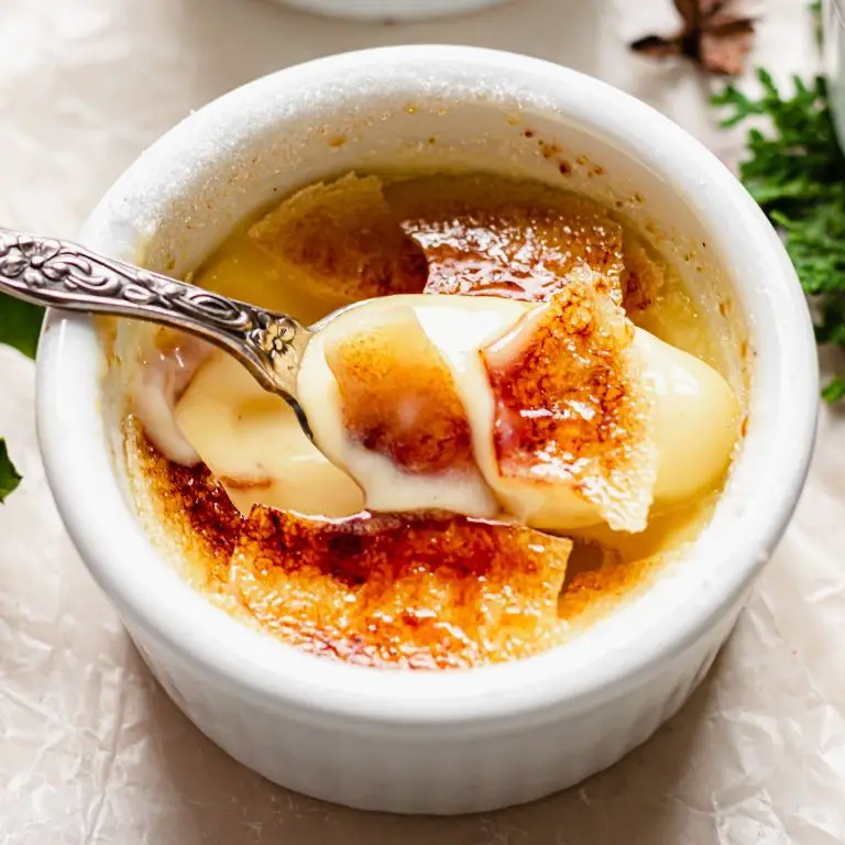 Eggnog Creme Brulee