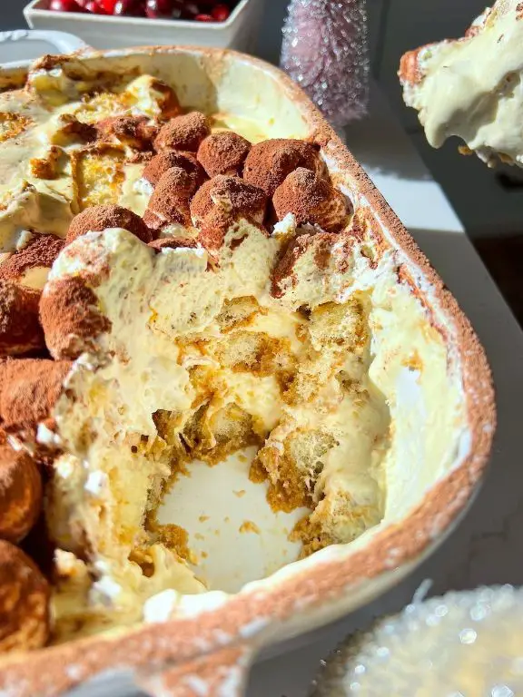 Eggnog Tiramisu