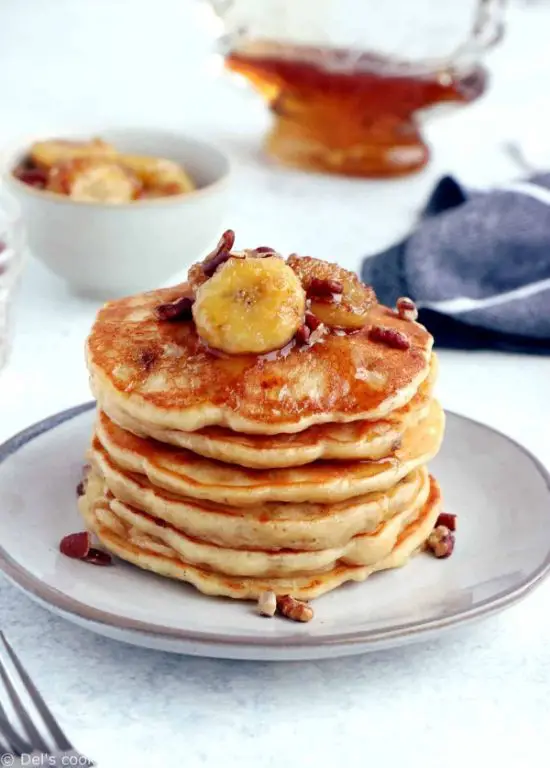 Fast Banana Pancakes