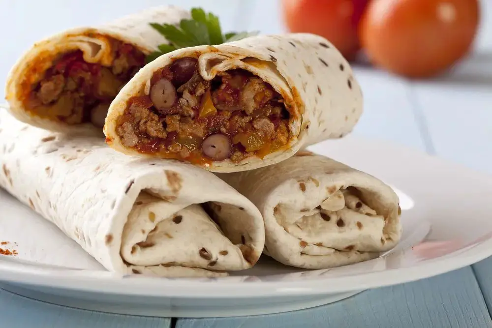 Fast Beef and Bean Burritos